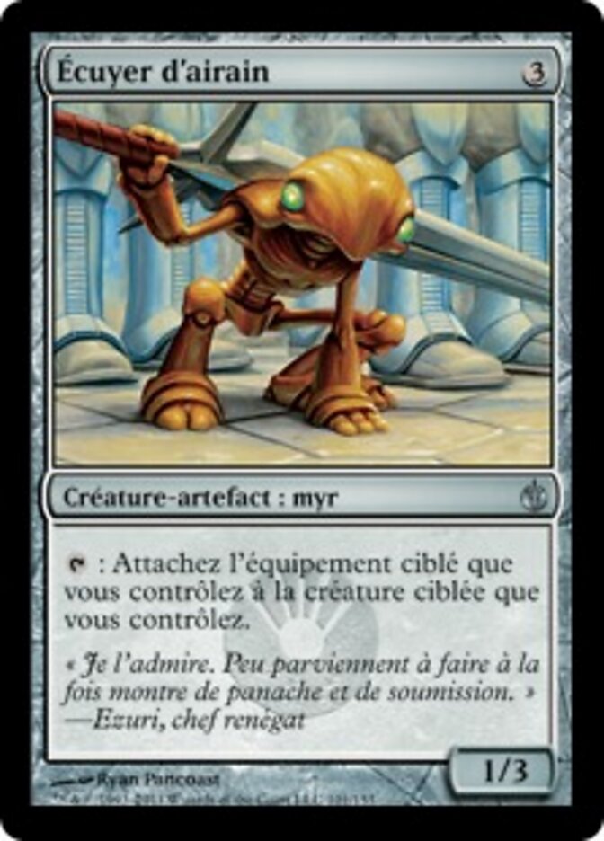 Écuyer d'airain — Mirrodin Besieged 101/155