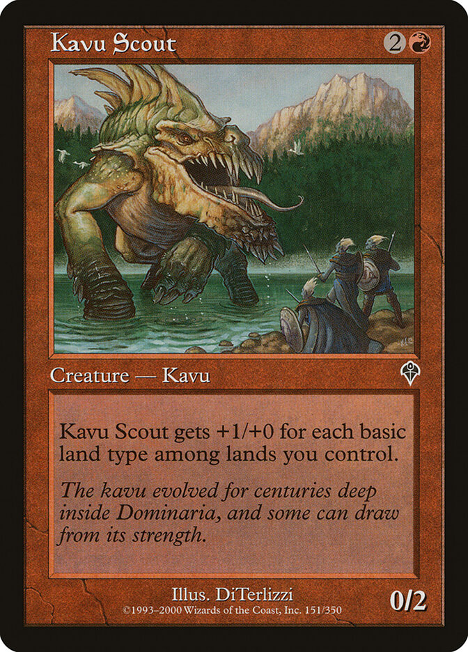 Kavu Scout — Invasion 151/354