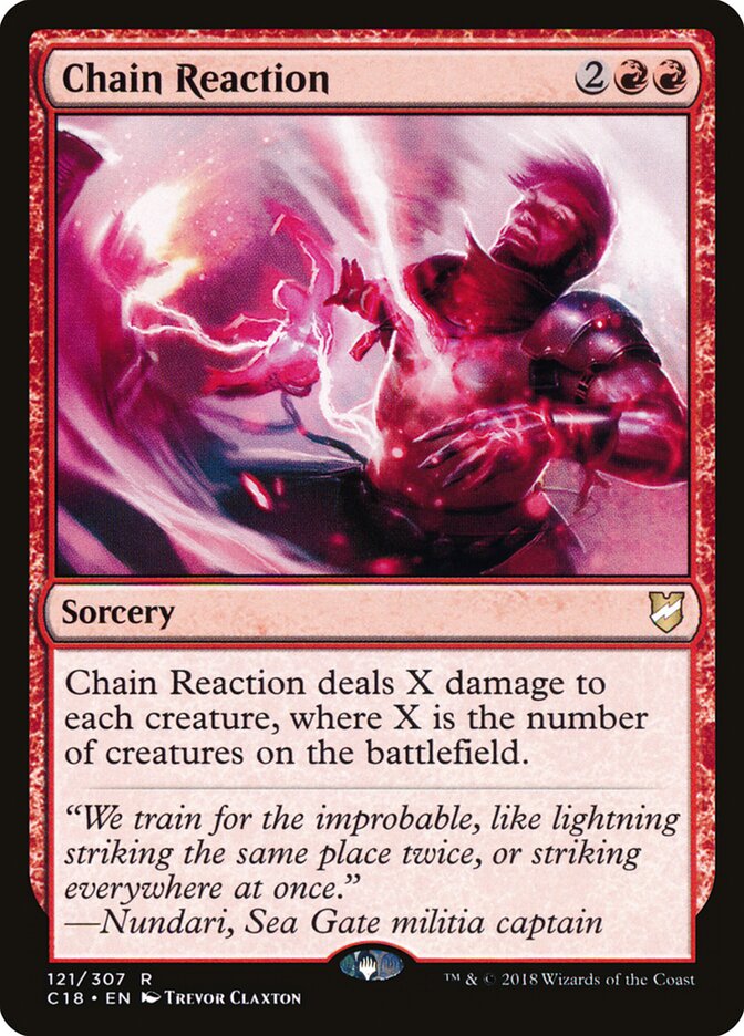 Chain Reaction — Commander 2018 121/307