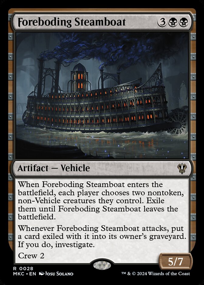 Foreboding Steamboat — Murders at Karlov Manor Commander 28/358