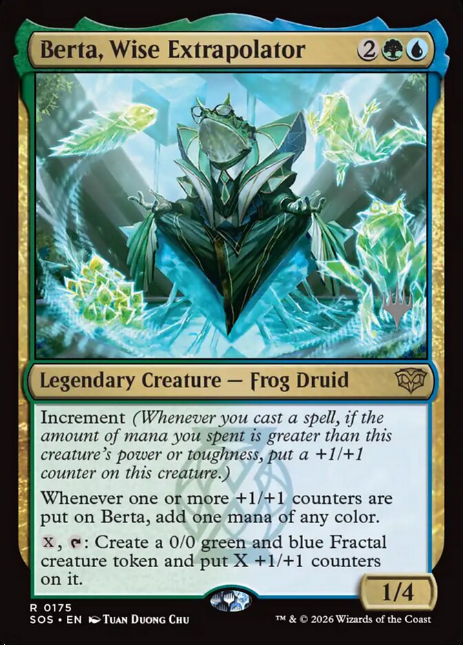 Berta, Wise Extrapolator — Secrets of Strixhaven Promos 175p/80