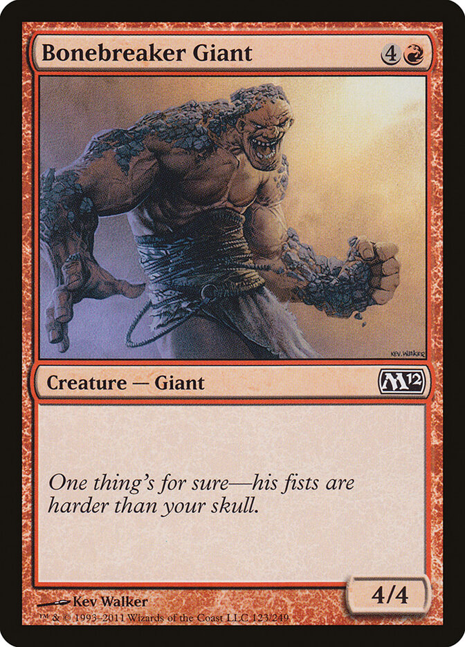 Bonebreaker Giant — Magic 2012 123/249