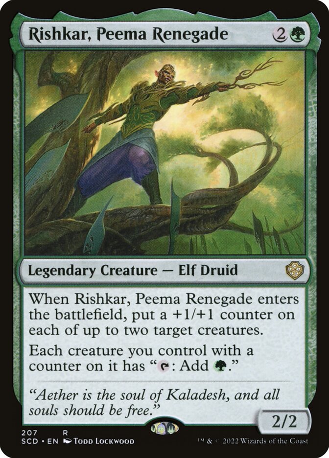 Rishkar, Peema Renegade — Starter Commander Decks 207/352
