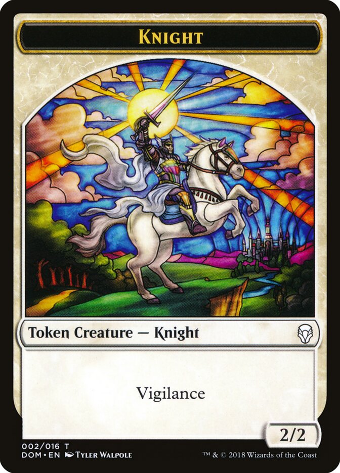 Knight — Dominaria Tokens 2/16
