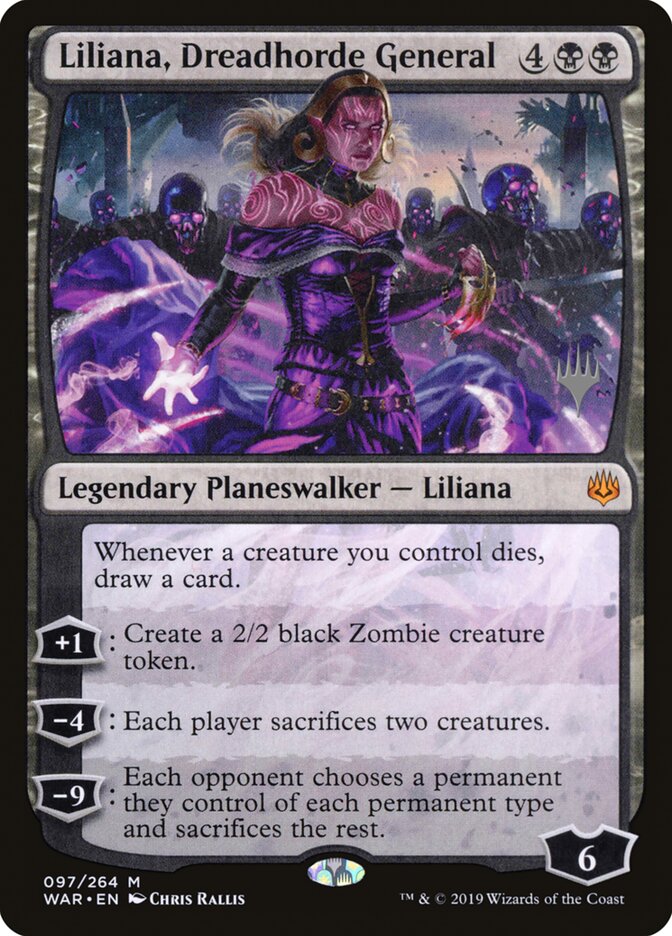 Liliana, Dreadhorde General — War of the Spark Promos 97p/176