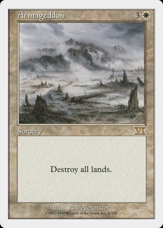 Armaguedon — Classic Sixth Edition 4/351