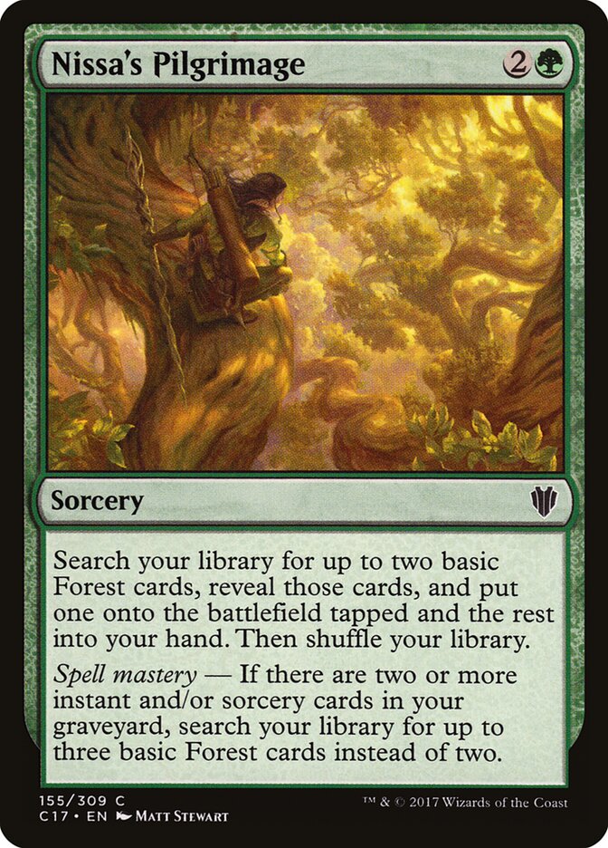 Nissa's Pilgrimage — Commander 2017 155/309