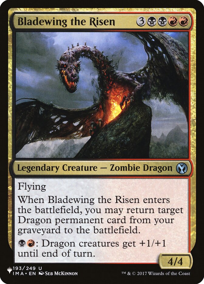 Bladewing the Risen — The List IMA-193/5581