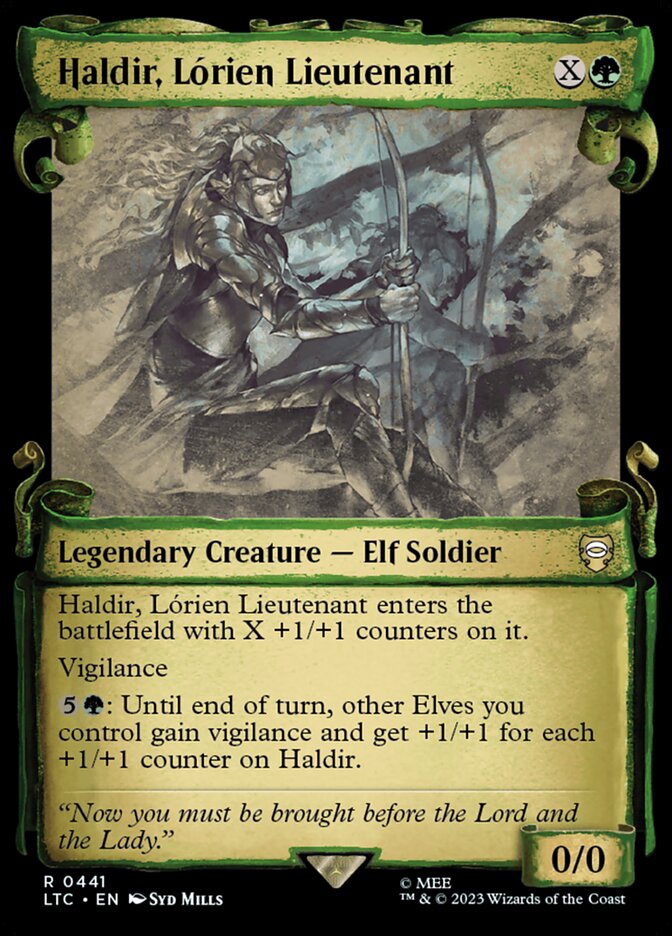 Haldir, Lórien Lieutenant — Tales of Middle-earth Commander 441/591