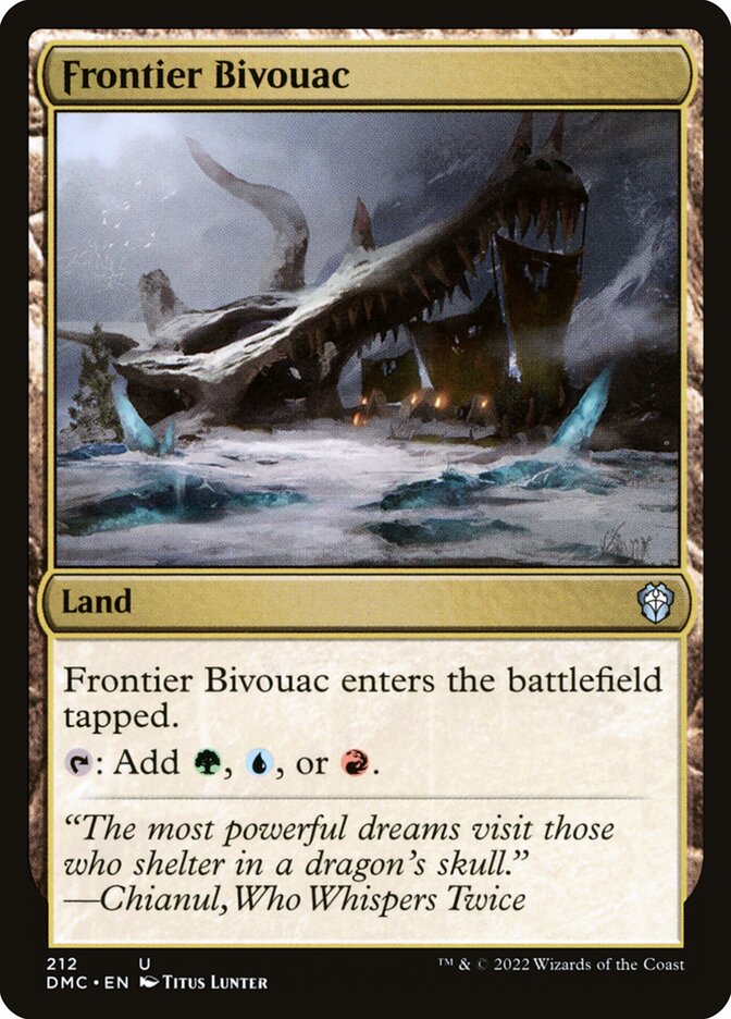 Frontier Bivouac — Dominaria United Commander 212/240