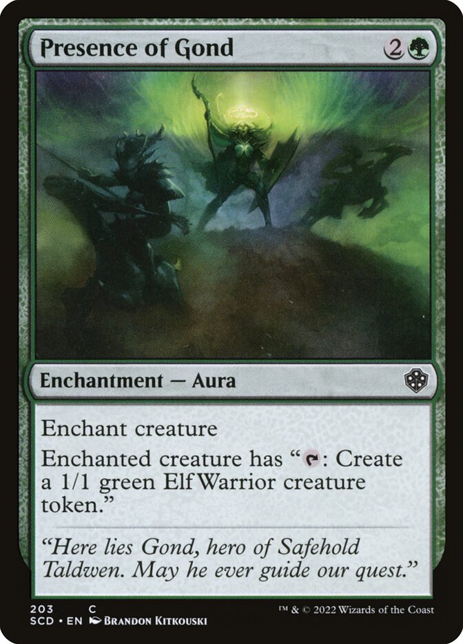 Presence of Gond — Starter Commander Decks 203/352