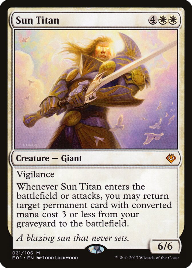 Sun Titan — Archenemy: Nicol Bolas 21/106