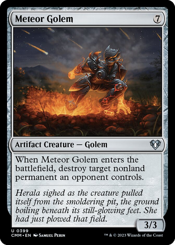 Meteor Golem — Commander Masters 399/1067