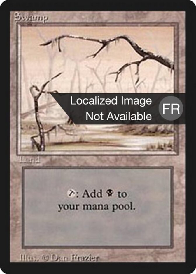 Swamp — Foreign Black Border 299/307