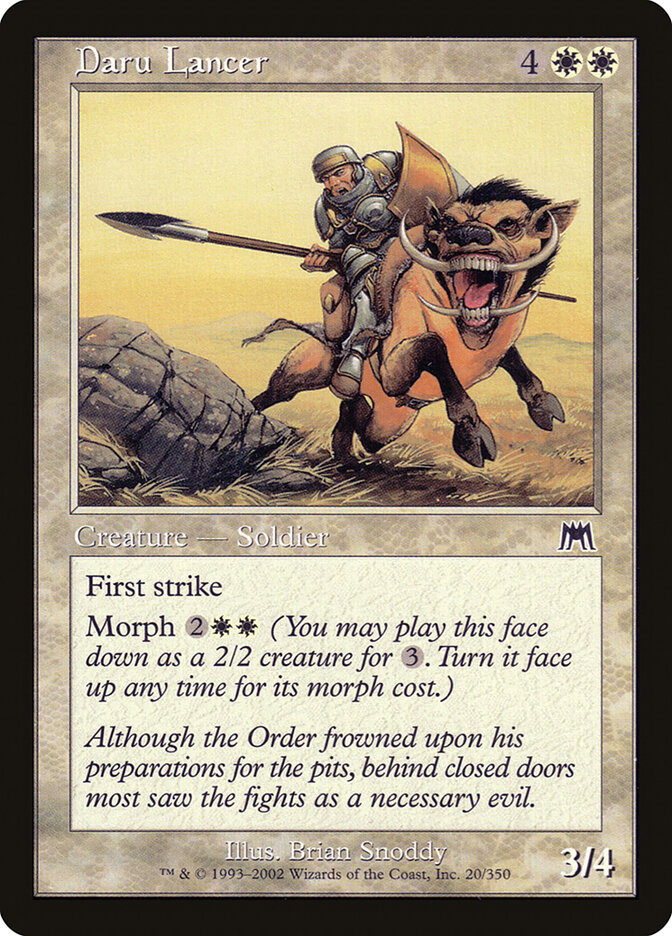 Daru Lancer — Onslaught 20/350