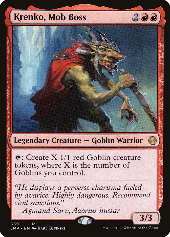 Krenko, Mob Boss — Jumpstart 339/497