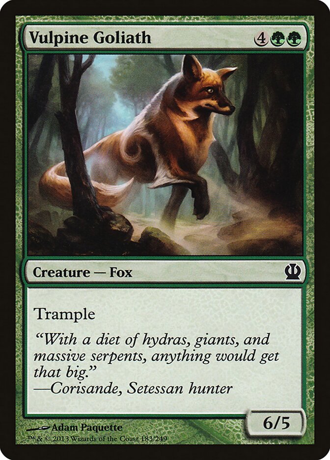 Vulpine Goliath — Theros 183/249