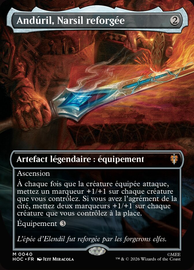 Andúril, Narsil reforgée — The Hobbit Eternal 40/158