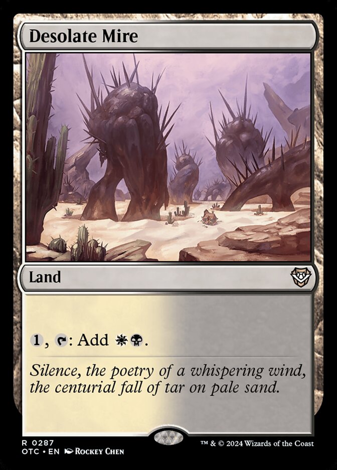 Desolate Mire — Outlaws of Thunder Junction Commander 287/342