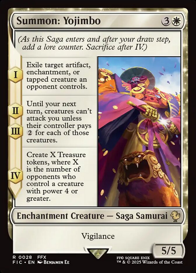 Summon: Yojimbo — Final Fantasy Commander 28/486