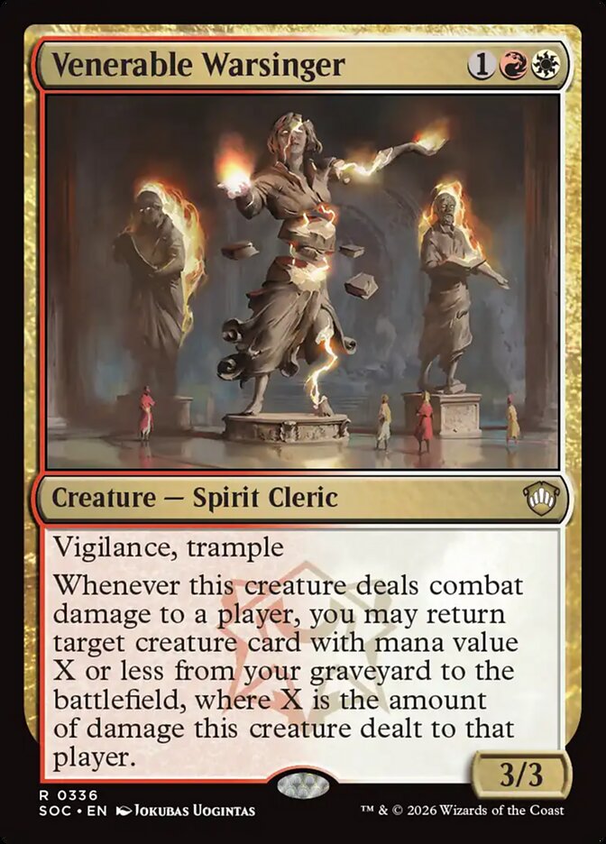 Venerable Warsinger — Secrets of Strixhaven Commander 336/426