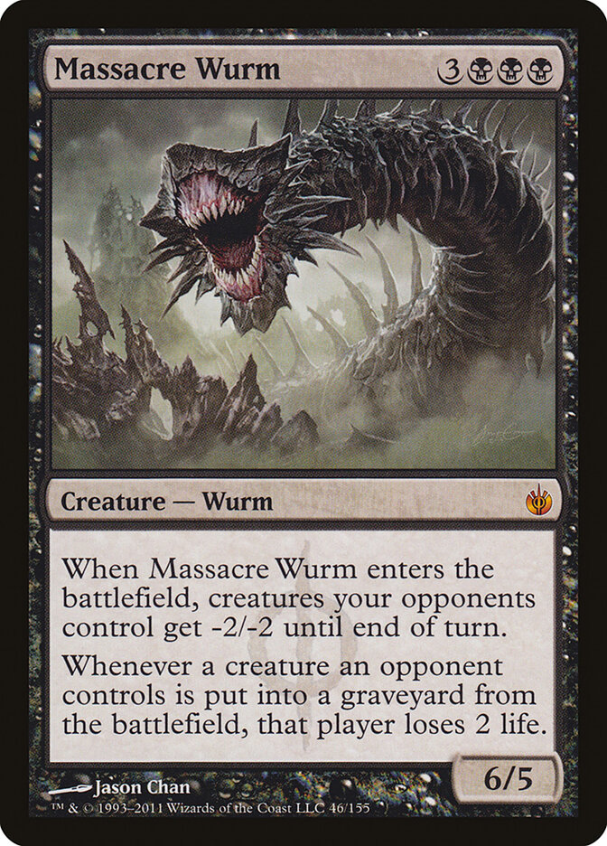 Massacre Wurm — Mirrodin Besieged 46/155