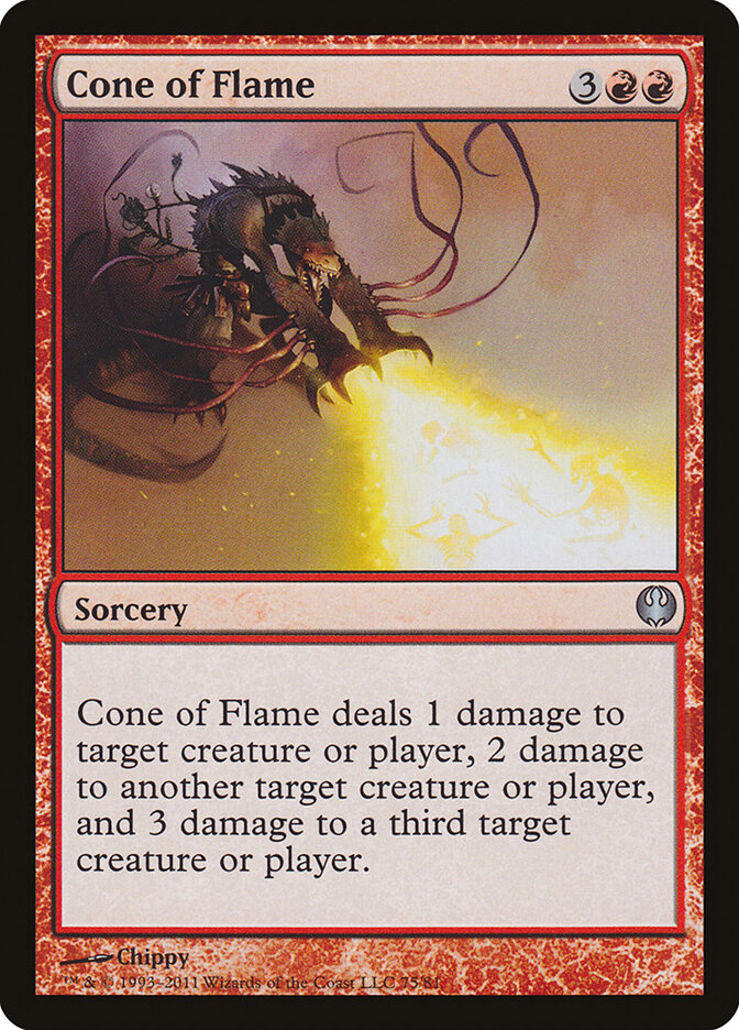 Cone of Flame — Duel Decks: Knights vs. Dragons 75/81