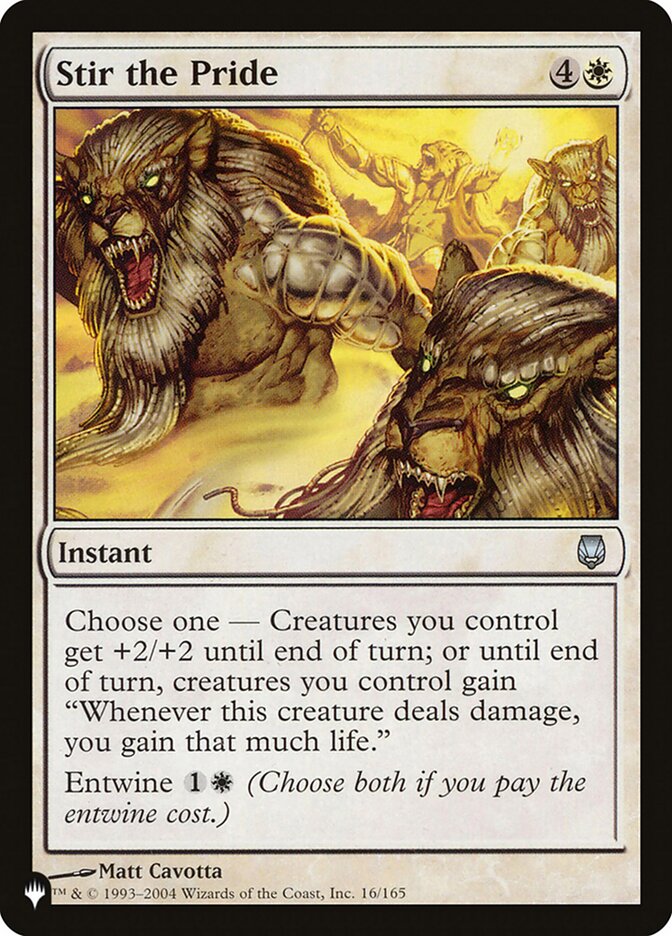 Stir the Pride — The List DST-16/5581