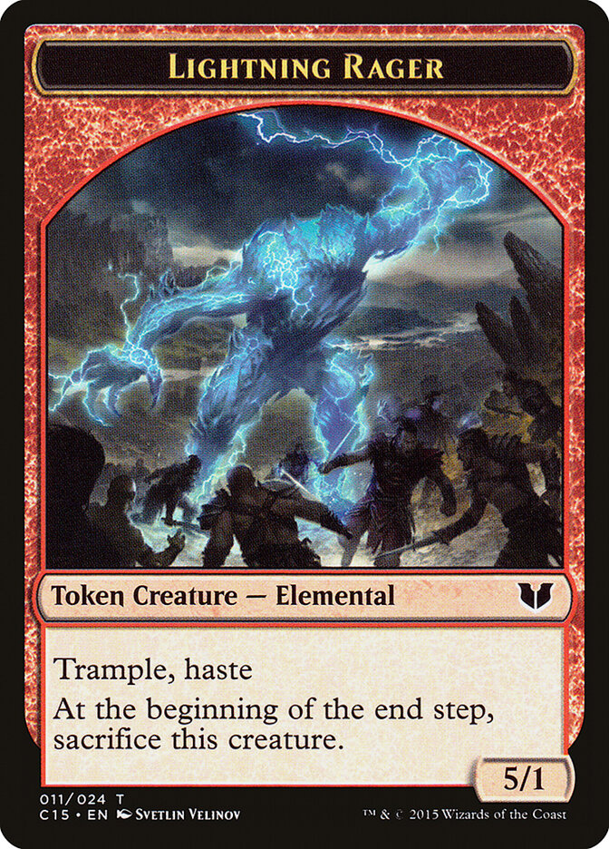 Lightning Rager — Commander 2015 Tokens 11/25