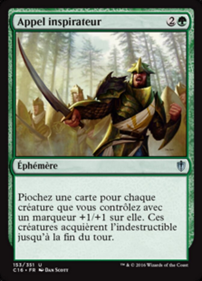 Appel inspirateur — Commander 2016 153/351