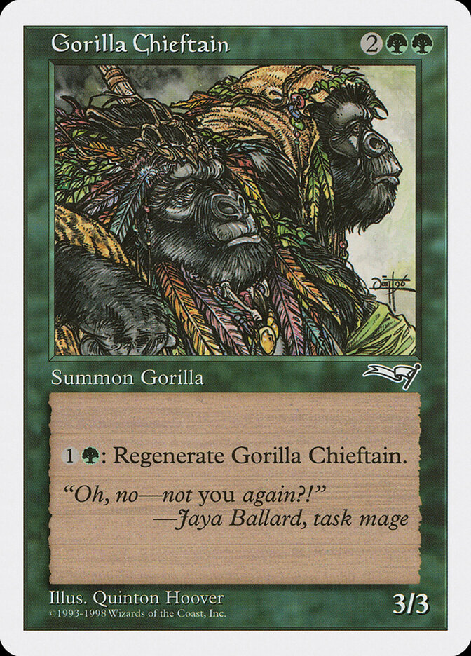 Gorilla Chieftain — Anthologies 57/85