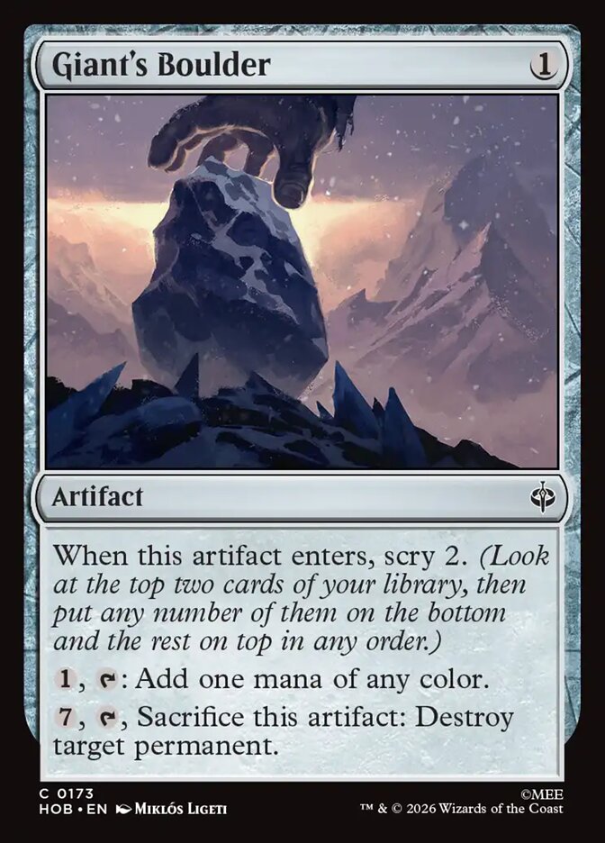 Giant's Boulder — The Hobbit 173/321