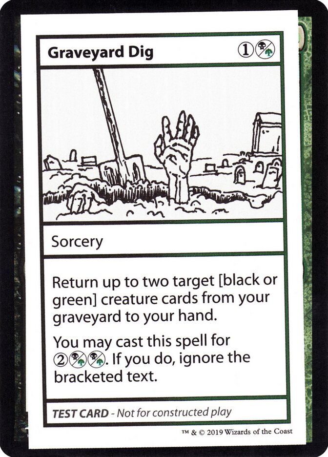 Graveyard Dig — Mystery Booster Playtest Cards 2021 92/121