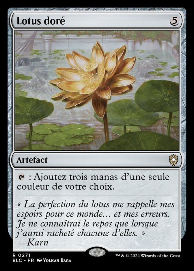 Lotus doré — Bloomburrow Commander 271/356