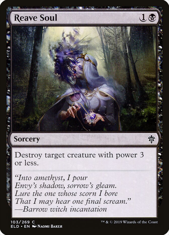 Reave Soul — Throne of Eldraine 103/398