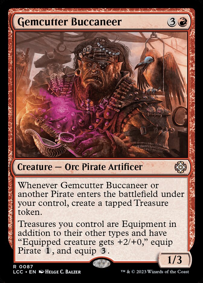 Gemcutter Buccaneer — The Lost Caverns of Ixalan Commander 87/370