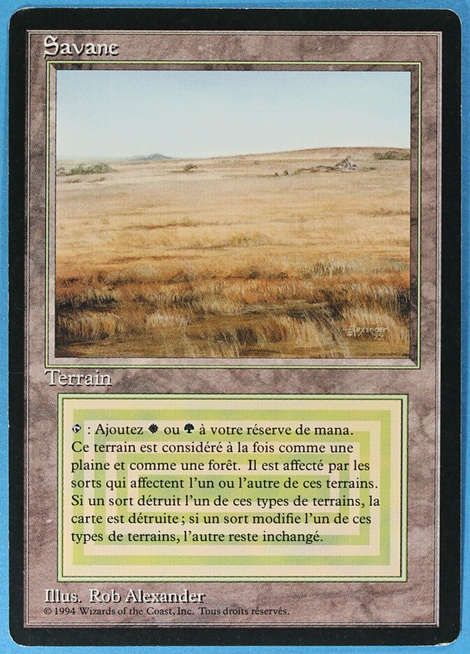 Savannah — Foreign Black Border 285/307