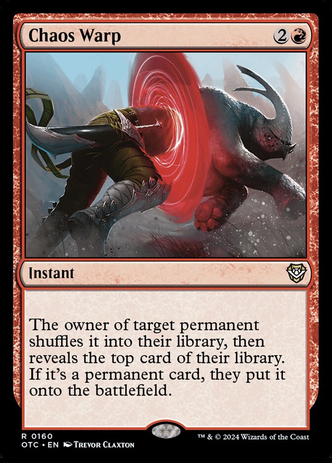 Distorsion chaotique — Outlaws of Thunder Junction Commander 160/342