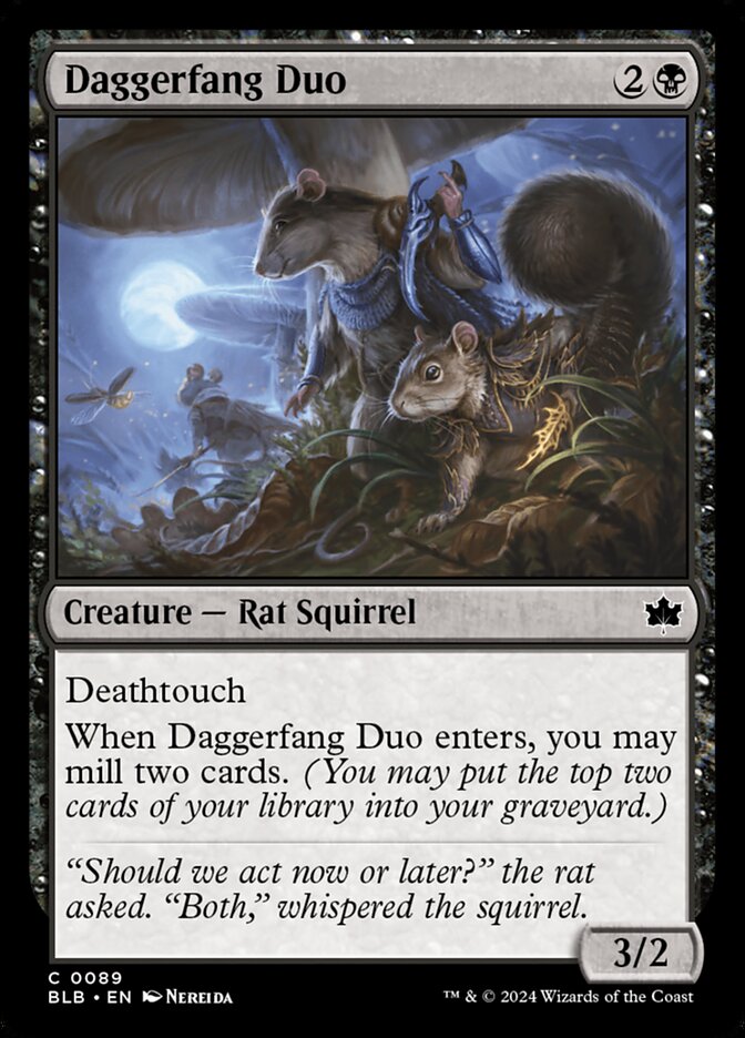 Daggerfang Duo — Bloomburrow 89/398