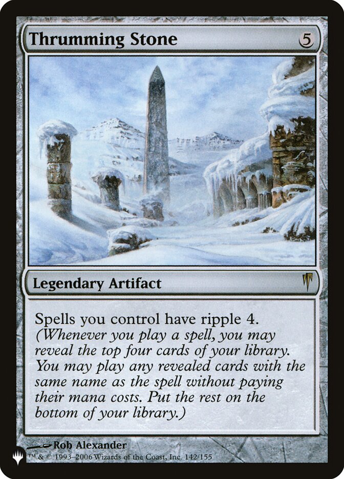 Thrumming Stone — The List CSP-142/5581