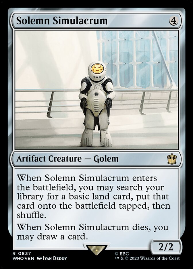 Solemn Simulacrum — Doctor Who 837/1178