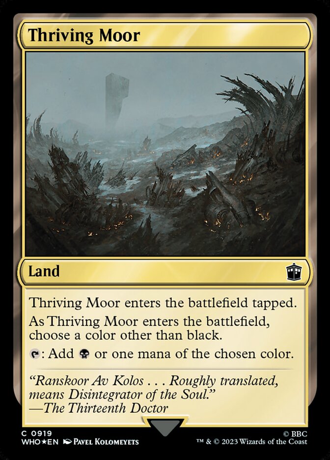 Thriving Moor — Doctor Who 919/1178