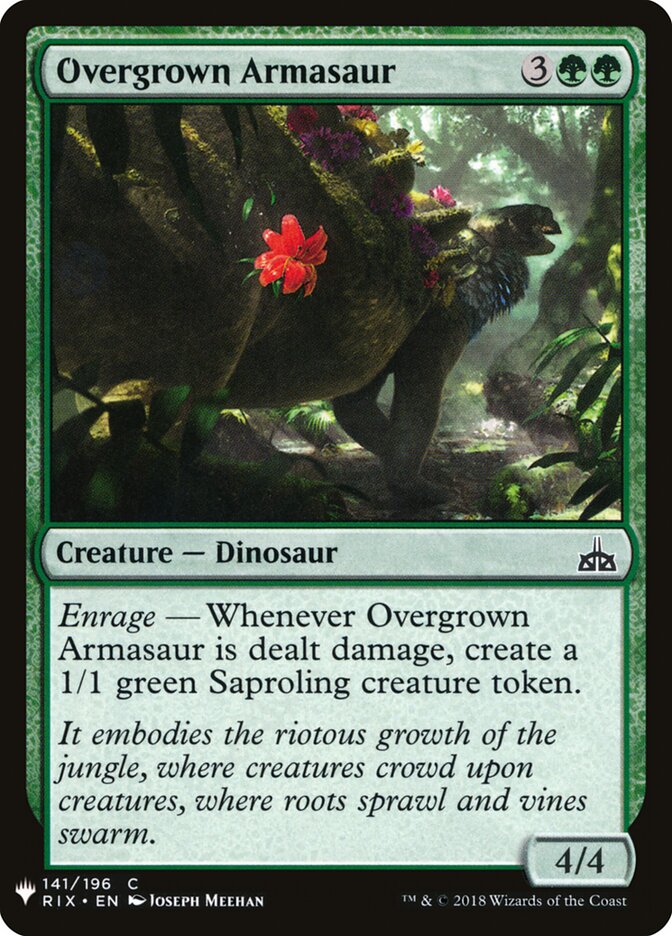 Overgrown Armasaur — The List RIX-141/5581