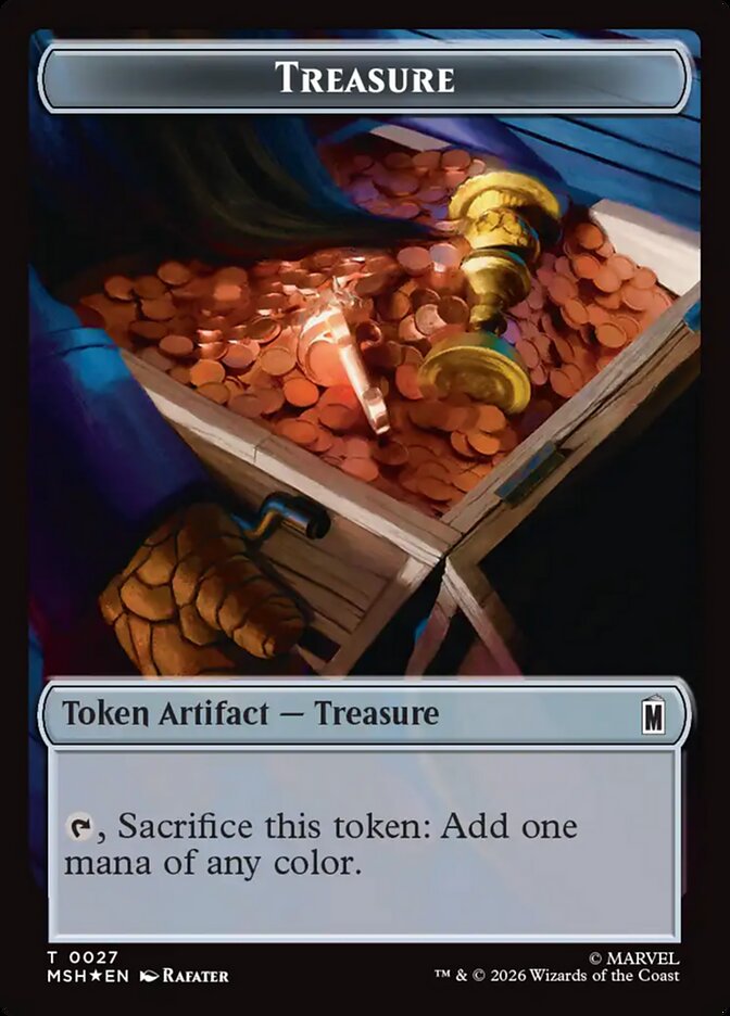 Treasure — Marvel Super Heroes Tokens 27/27