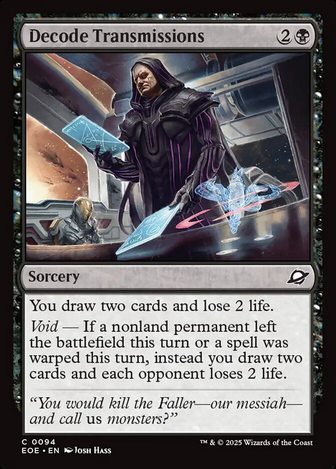Decode Transmissions — Edge of Eternities 94/399