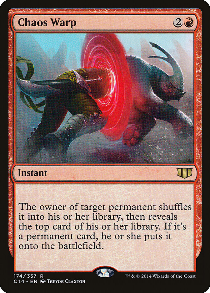 Chaos Warp — Commander 2014 174/337