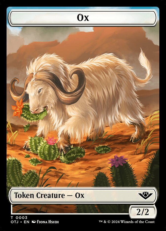Ox — Outlaws of Thunder Junction Tokens 3/19