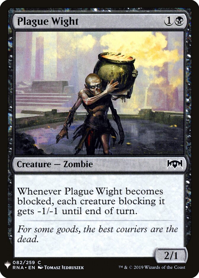 Plague Wight — The List RNA-82/5581