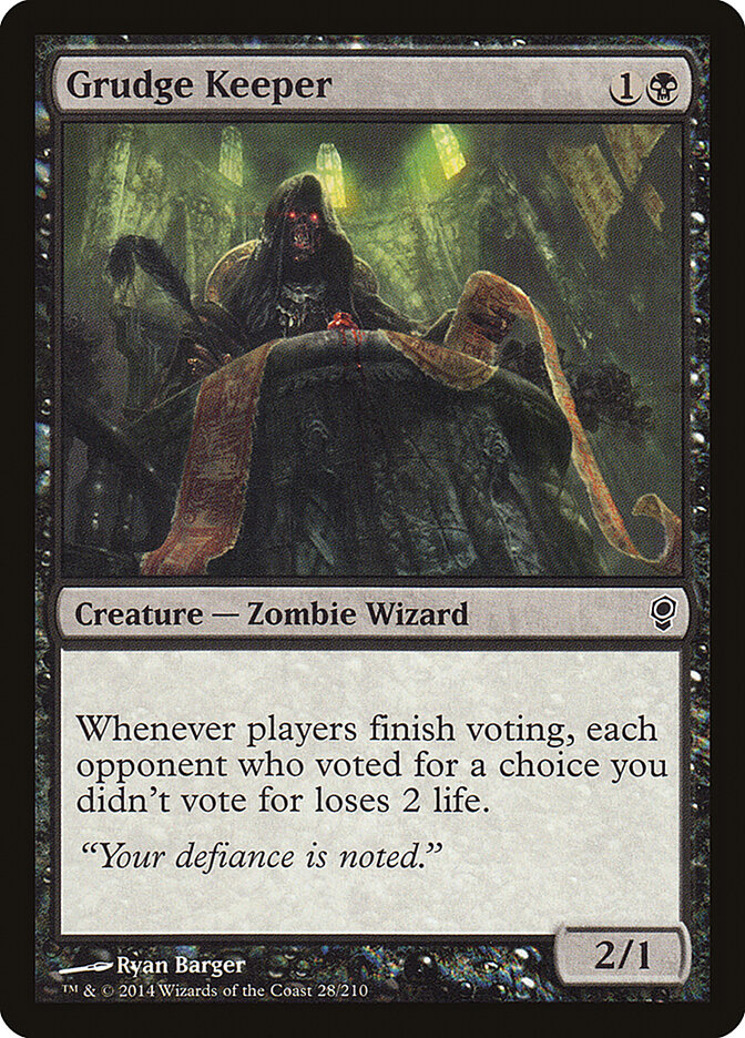 Grudge Keeper — Conspiracy 28/210
