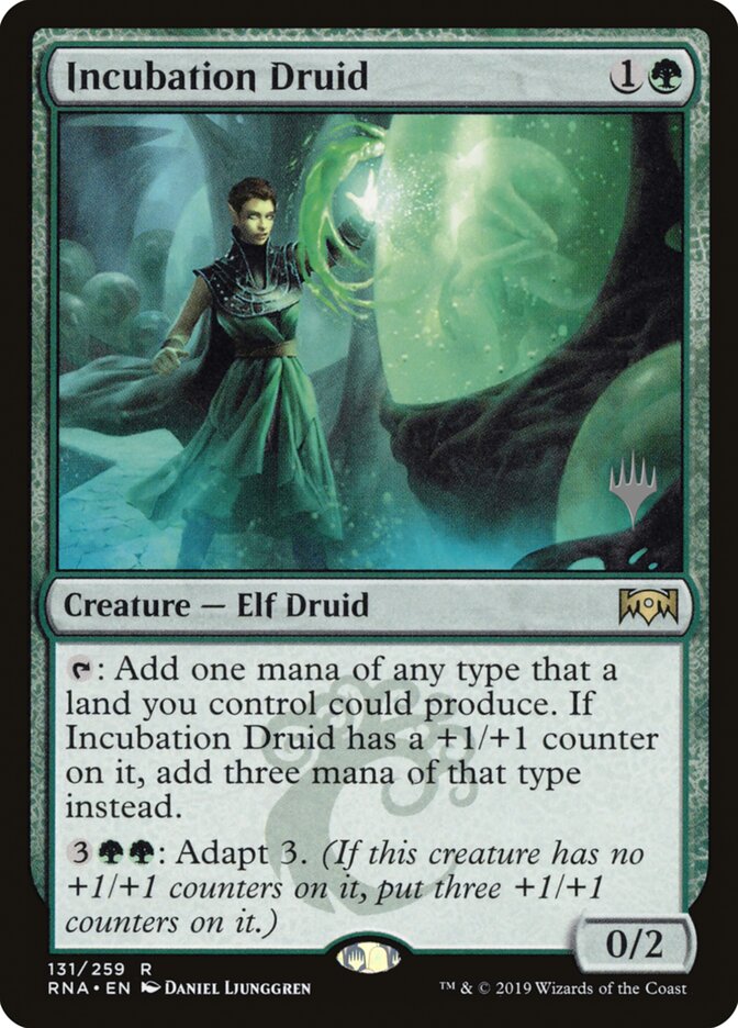Incubation Druid — Ravnica Allegiance Promos 131p/81
